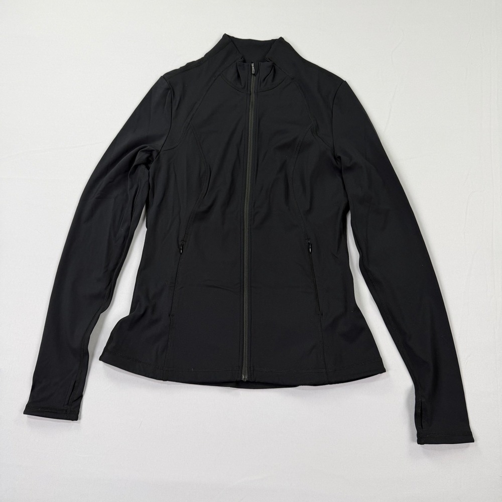 Sweaty Betty Power Workout Zip-Through Jacket Black Women's Size Medium